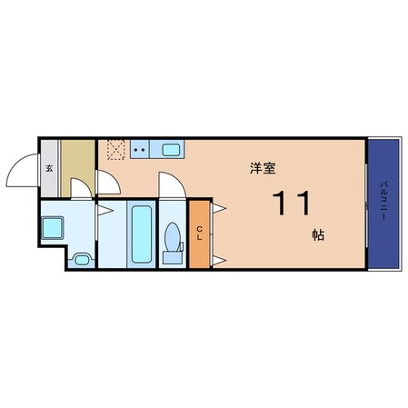 パーラム高殿の物件間取画像